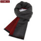 Luxury Wool Scarf for Men | Winter Warm Cashmere Silk Plaid Pashmina Shawl | EnigmaParis
