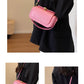 Classic Black Shoulder Bag Women's Versatile Retro Crossbody Square Bags 2024 New Large Capacity Textured Leather Flap Handbags
