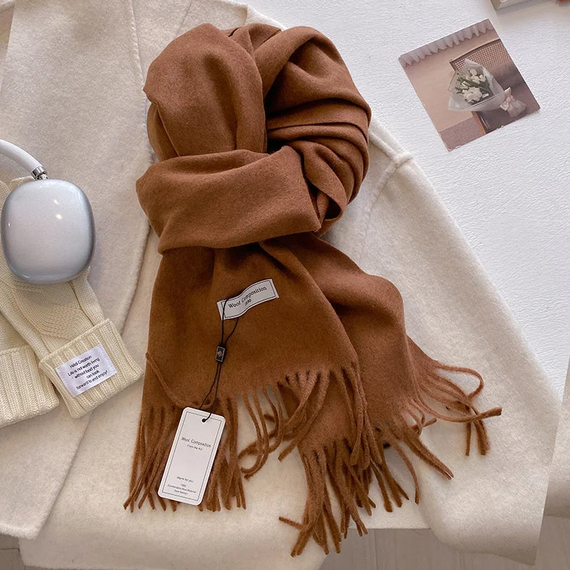 2024 Womens Winter Wool Scarf | Long Cashmere Shawl & Pashmina Wrap | EnigmaParis