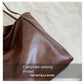 Women Tote Bag Fashion Underarm Pouch Large Capacity Soft Pu Leather Shoulder Bag Retro Crossbody Bag Casual Portable BucketBags