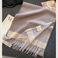 High-Quality 100% Wool Scarf | Women's Classic Soft Cashmere Muffler | EnigmaParis
