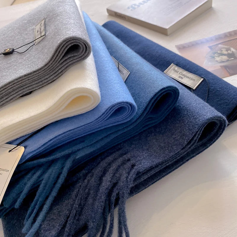 2024 Womens Winter Wool Scarf | Long Cashmere Shawl & Pashmina Wrap | EnigmaParis