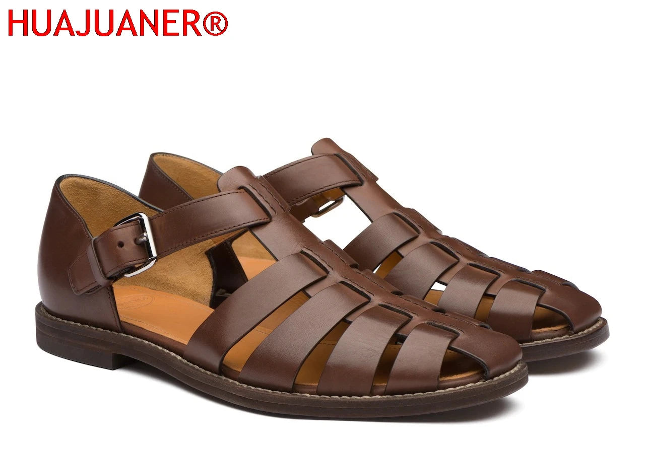 Summer Men's Leather Sandals