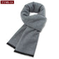 Luxury Wool Scarf for Men | Winter Warm Cashmere Silk Plaid Pashmina Shawl | EnigmaParis