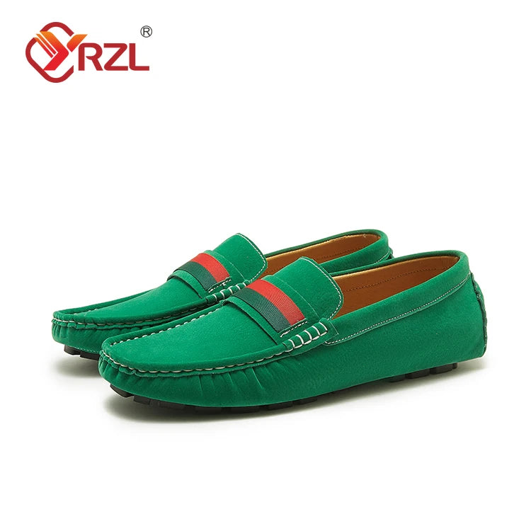 Men Suede Loafers | Comfortable Slip on Moccasins