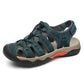 New Men's Sandals Soft Genuine Leather Sandals Shoes Men Large Size Outdoor Summer Shoes Comfort Beach Sandals Roman Men Shoes