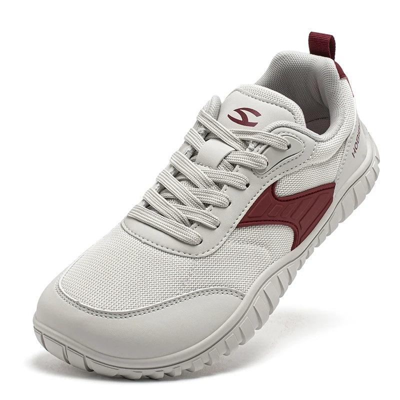 Wide Toe Shoes Mens Womens Artificial Leather Running Sneakers