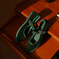 Velvet Mary Jane Shoes for Women Hand Stitch Casual Streetwear Ballet Flats Pumps Female Solid Color Red Cloth Shoes Loafers