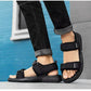 A Pair of Non-Slip Men's Sandals for Summer New Wear-Resistant Breathable Simple White-Soled Men's Business Beach Shoes
