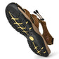 Summer Men Sandals Genuine Leather Mens Casual Shoes Outdoor Men Leather Sandals for Men Beach Shoes Roman Shoes Plus Size 38-48