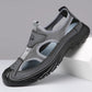 Summer Breathable Men's Baotou Sandals Hollowed Out Mesh Shoes Outdoor Non-slip Lightweight Sports Casual Beach Shoes