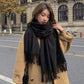 Luxurious Women's Winter Cashmere Wool Scarf – Warm & Stylish Accessory | EnigmaParis