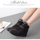 Designer Woman Breathable High Top Black White Boots Women Casual Sport Shoes Platform Hidden Increasing Sneakers Leather Shoe