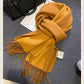 High-Quality 100% Wool Scarf | Women's Classic Soft Cashmere Muffler | EnigmaParis