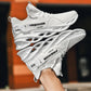 Sneakers Men Mesh Breathable Casual Men Shoes Unisex Light Soft Thick Sole Hole Couple Shoes Athletic Sneakers Women Shoes