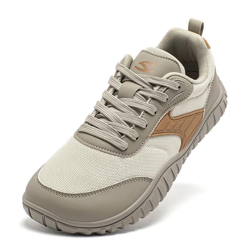 Wide Toe Shoes Mens Womens Artificial Leather Running Sneakers