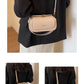 Classic Black Shoulder Bag Women's Versatile Retro Crossbody Square Bags 2024 New Large Capacity Textured Leather Flap Handbags