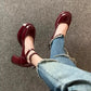 New Women Pumps Shoes Fashion Cross Strap Ladies Shallow Dress Mary Jane Shoes Female Elegant High Heel Footwear Platform Heels