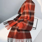 High-Quality 100% Wool Scarf | Women's Classic Soft Cashmere Muffler | EnigmaParis