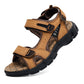 Brand Classic Mens Sandals Summer Genuine Leather Sandals Men Outdoor Casual Lightweight Sandal Fashion Men Sneakers Size 38-46