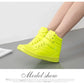 Designer Woman Breathable High Top Black White Boots Women Casual Sport Shoes Platform Hidden Increasing Sneakers Leather Shoe