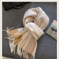 High-Quality 100% Wool Scarf | Women's Classic Soft Cashmere Muffler | EnigmaParis