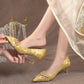 Pointed Toe with Crystals Rhinestone Wedding Bride Shoe Formal Woman Pumps Shoes for Women Diamond Medium Heels Casual Vacation
