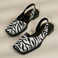 Leather Toe Cap Sandals for Women 2024 New Flat Bottomed Square Toe Single Shoes, Retro Exterior Wear, Anti Slip Beach Slippers
