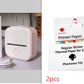 Portable Mini Thermal Label Printer Home Photo Printer