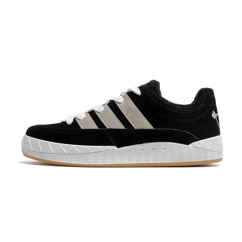 Men's Shoes Hong Kong with Velvet - Warm Retro Style