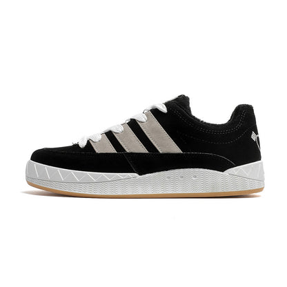Men's Shoes Hong Kong with Velvet - Warm Retro Style