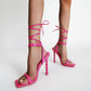 Women's Flat Toe Square Toe Stiletto Sandals