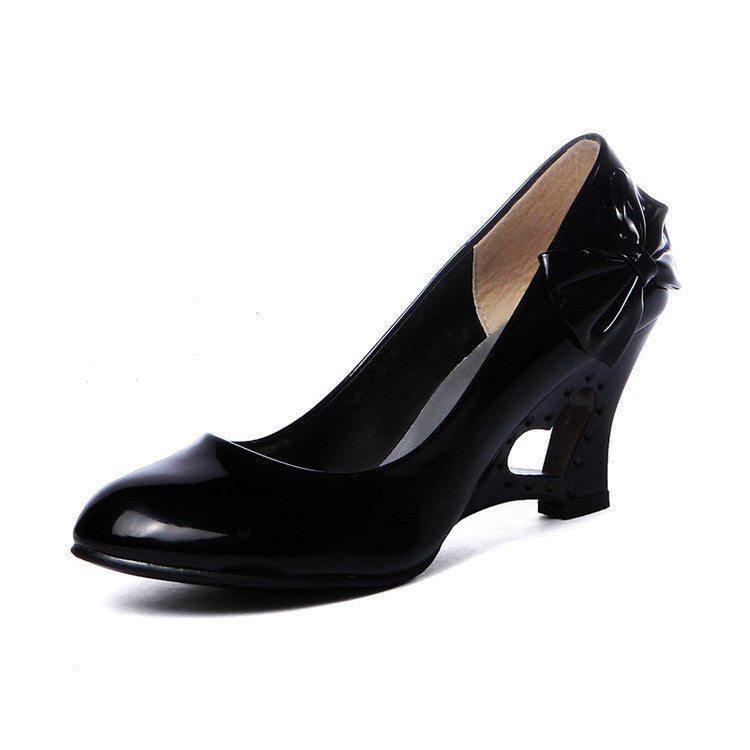 Summer High Heel Low-cut Bow Women's High Heels.