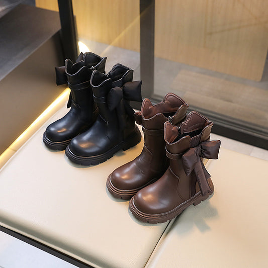 Autumn And Winter New Western Style Children's Princess Boots - EnigmaParis