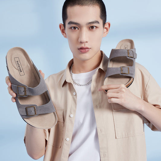 New Men's Cork Sandals Fashion Casual