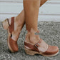 Belt Buckle Thick Heel Sandals Women's Shoes Buckle Single Shoes