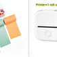 Portable Mini Thermal Label Printer Home Photo Printer