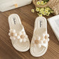 Wind Thick Bottom Sweet Fashion Vacation Flower Slippers - EnigmaParis