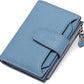 Women's Leather Short Wallet European And American Milled First Layer Cowhide Wallet Wallet