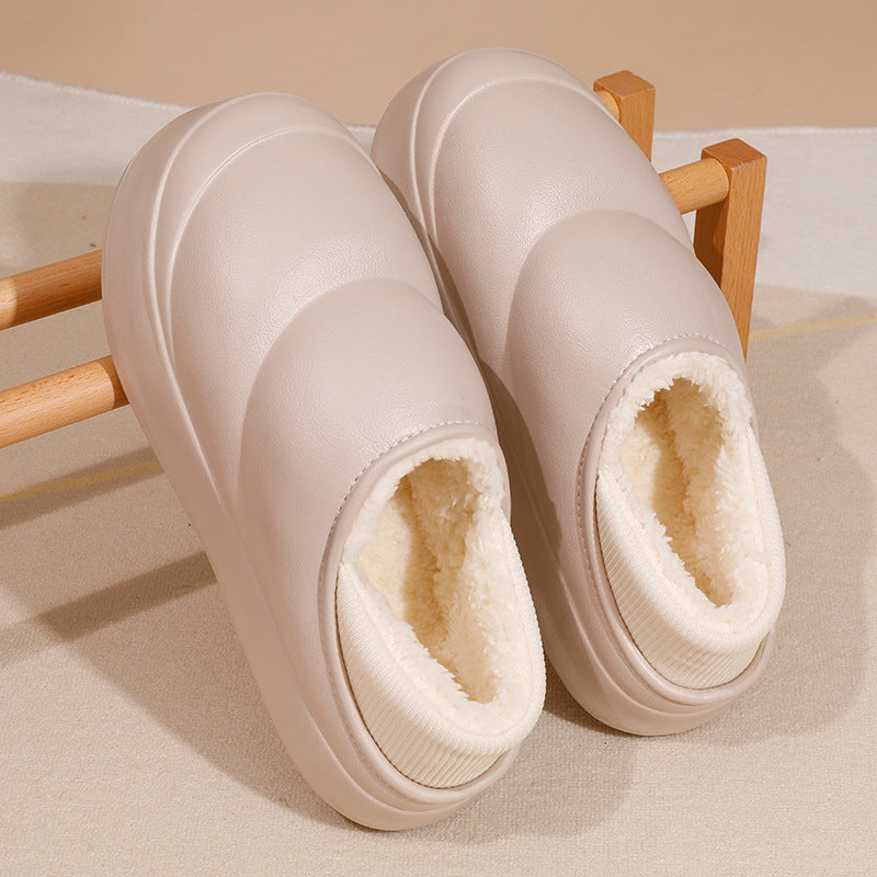 Non-Slip Bottom Covered Cotton Surface Slippers - Comfortable Leisure Footwear - EnigmaParis