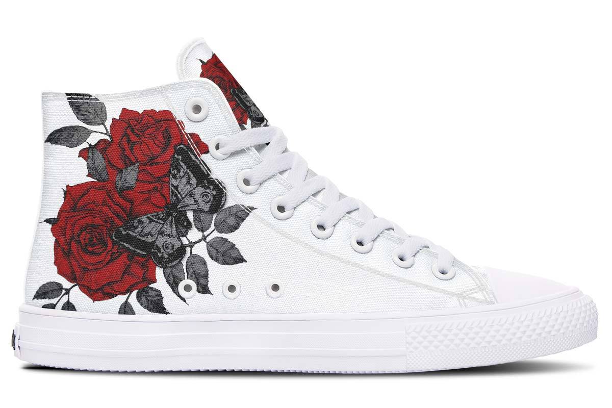 Printed Couple High-top Canvas Shoes