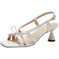 Women's Leather Sandals French Niche Design