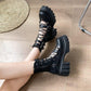 Gothic Hollow Out Martin Boots Women Increase Height
