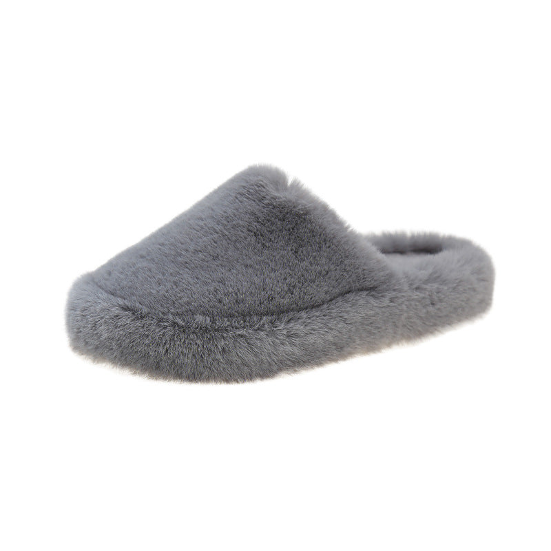 Women's Fashion All-matching Fluffy Slippers - EnigmaParis