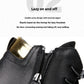 Top Layer Cowhide High-top Shoes Black Cotton Casual Leather Shoes