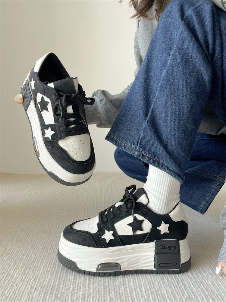All-match Thick Bottom Increased Hong Kong Style Lightweight Sneakers - Enigmaparis