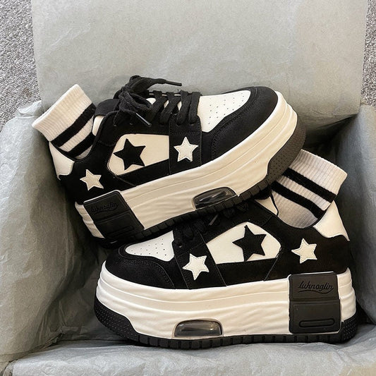 All-match Thick Bottom Increased Hong Kong Style Lightweight Sneakers - Enigmaparis