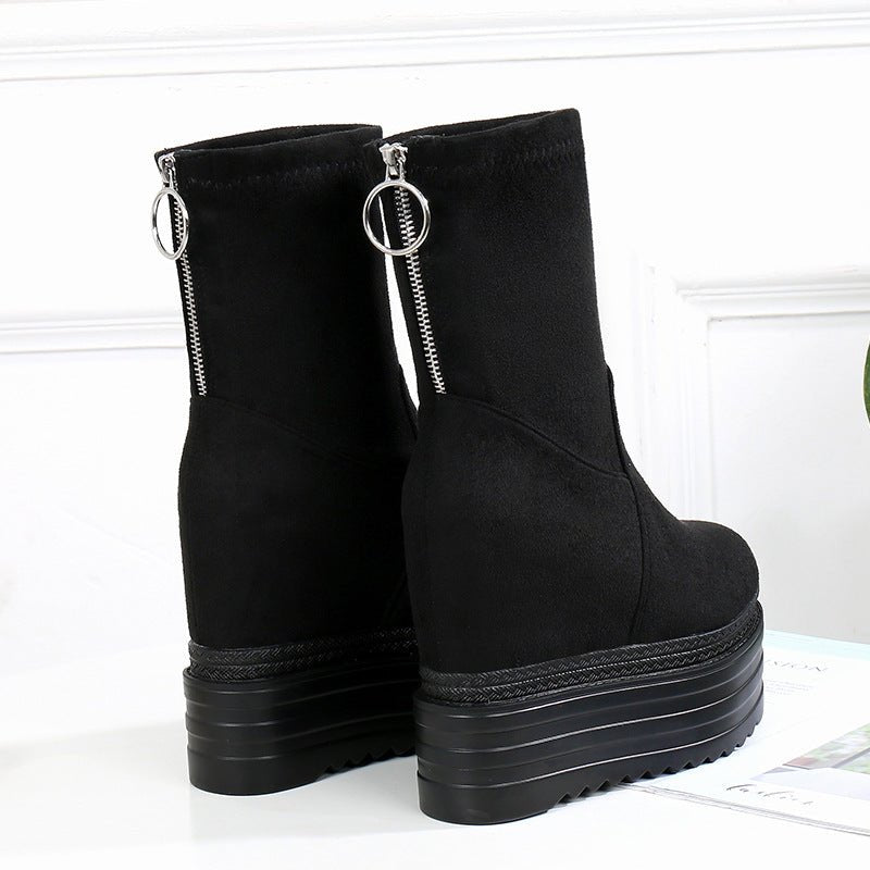 All-matching Korean Martin Boots Women's Platform - Enigmaparis
