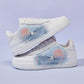Ancient Style White Crane Board National Style Cute Wild White Shoes - Enigmaparis