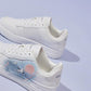 Ancient Style White Crane Board National Style Cute Wild White Shoes - Enigmaparis